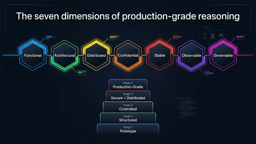 The seven dimensions of production-grade reasoning